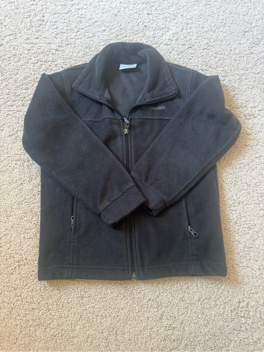 Columbia Kids Black Full-Zip Fleece Jacket